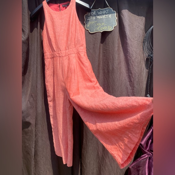 12-You Are Fantastic ❤️ Banana Republic Linen Jumpsuit - Picture 2 of 15